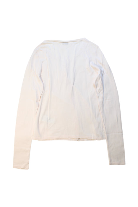 A White Cardigans from Bonpoint in size 12Y for girl. (Back View)