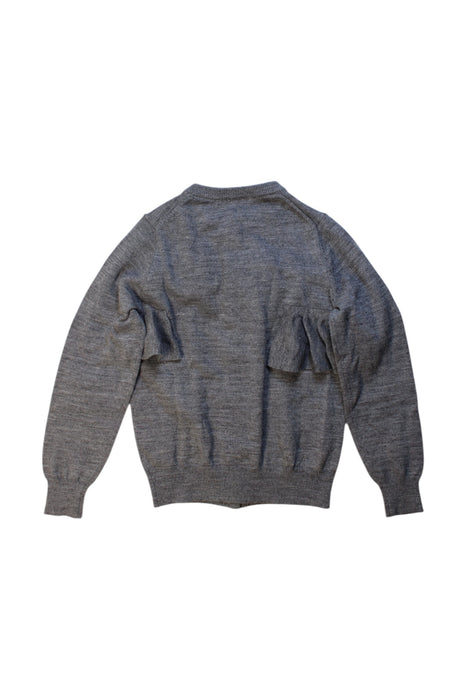 A Grey Cardigans from jnby by JNBY in size 7Y for girl. (Back View)