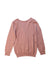 A Pink Cardigans from Excuse My French in size 6T for girl. (Back View)