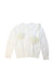 A White Cardigans from jnby by JNBY in size 6T for girl. (Front View)