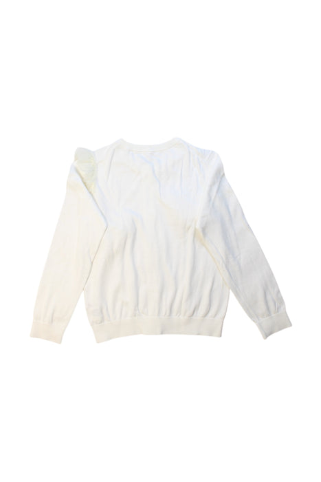A White Cardigans from jnby by JNBY in size 6T for girl. (Back View)