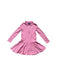 A Pink Long Sleeve Dresses from Polo Ralph Lauren in size 6T for girl. (Front View)