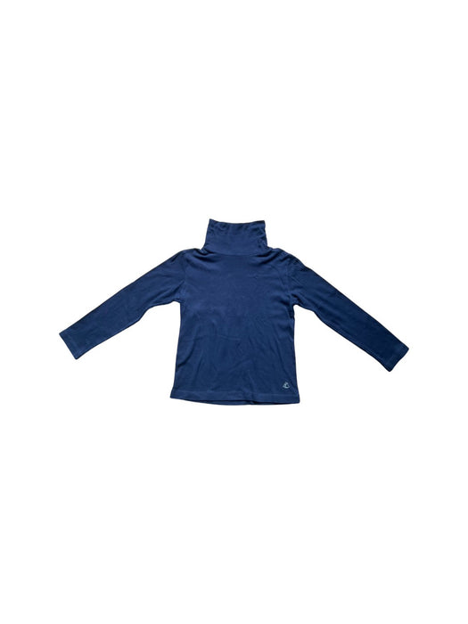 A Blue Long Sleeve Shirts from Petit Bateau in size 5T for neutral. (Front View)