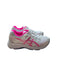 A White Sneakers from ASICS in size 6T for girl. (Front View)