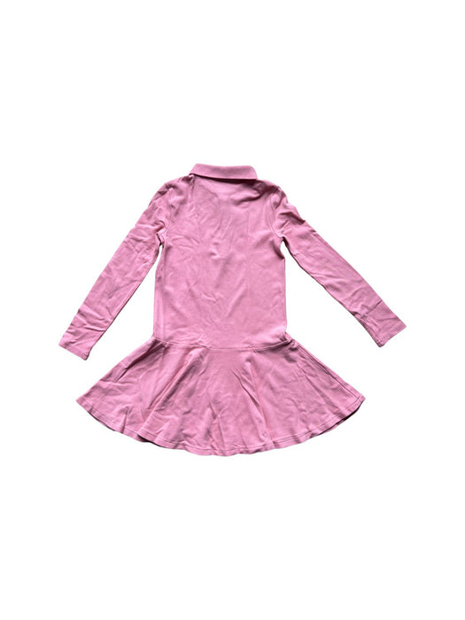 A Pink Long Sleeve Dresses from Polo Ralph Lauren in size 6T for girl. (Back View)