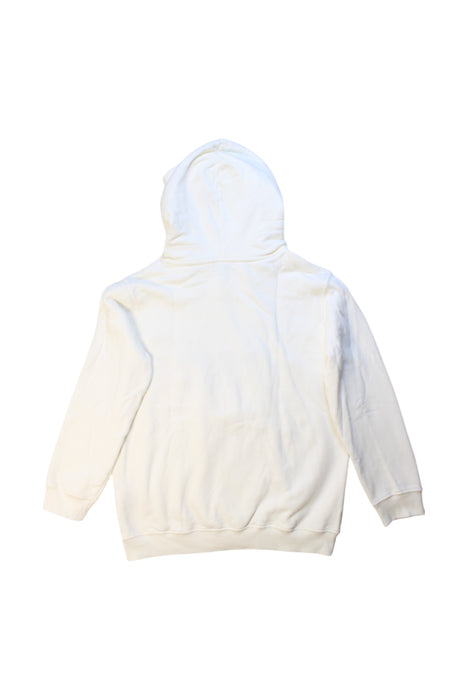 A White Hooded Sweatshirts from Bonpoint in size 12Y for girl. (Back View)