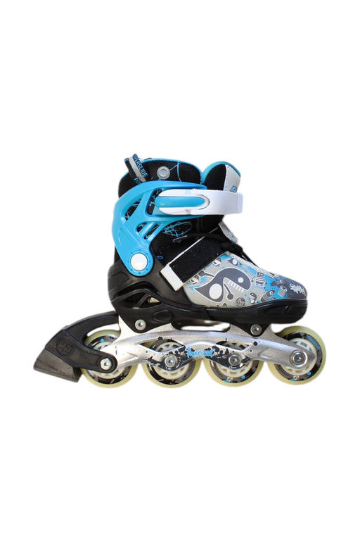 A Multicolour Scooters Rollerblades & Skateboards from Genesis in size 4T for boy. (Front View)