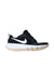 A Black Sneakers from Nike in size 10Y for girl. (Front View)