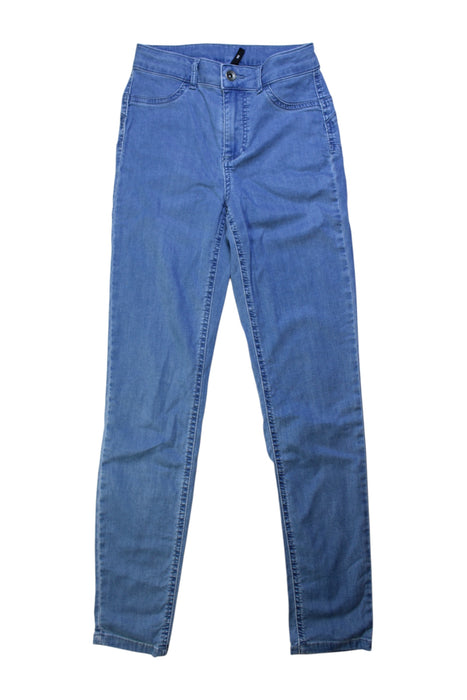 A Blue Jeggings from Calzedonia in size 13Y for girl. (Front View)