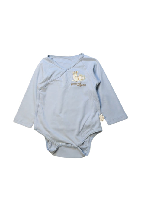 A Blue Long Sleeve Bodysuits from Primeval in size 18-24M for neutral. (Front View)