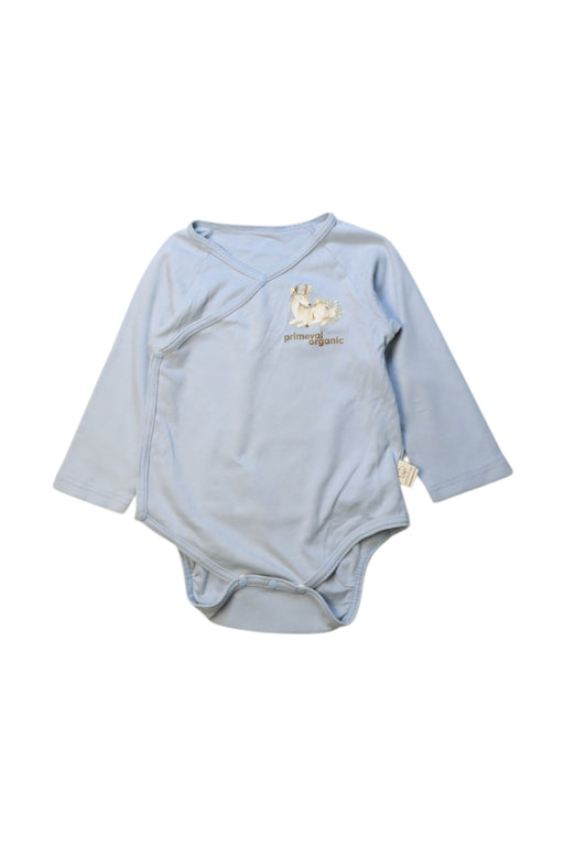 A Blue Long Sleeve Bodysuits from Primeval in size 18-24M for neutral. (Front View)