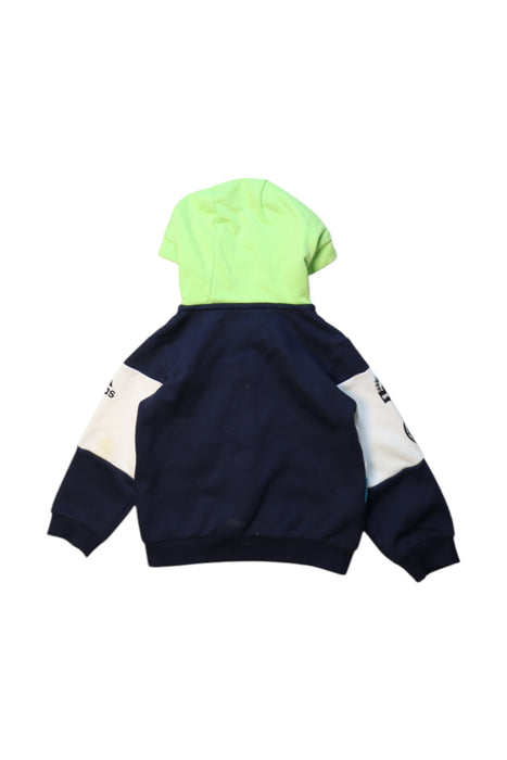 A Multicolour Hooded Sweatshirts from Adidas in size 18-24M for boy. (Back View)