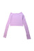 A Purple Long Sleeve Tops from Sansha in size 12Y for girl. (Front View)