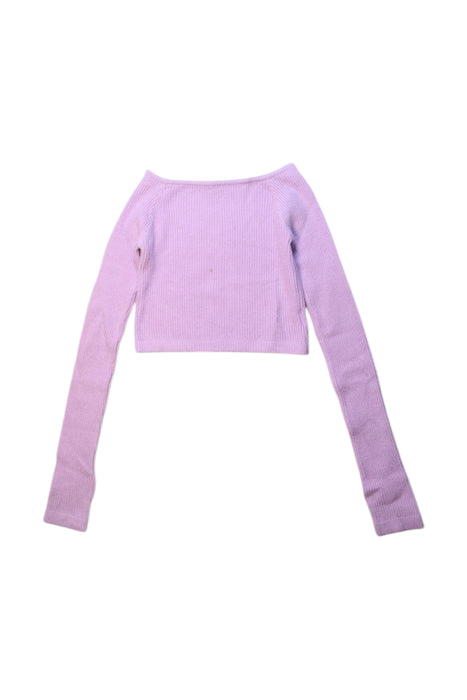 A Purple Long Sleeve Tops from Sansha in size 12Y for girl. (Back View)