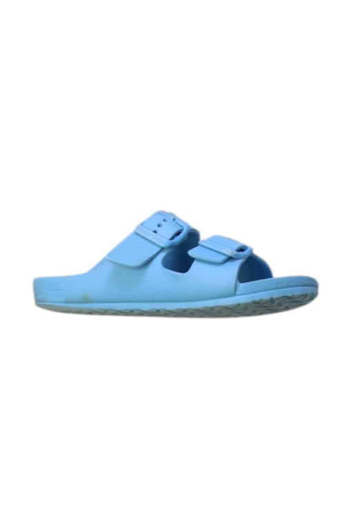 A Blue Sandals from Birkenstock in size 5T for neutral. (Front View)