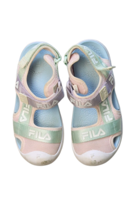 A Multicolour Sandals from Fila in size 6T for girl. (Back View)