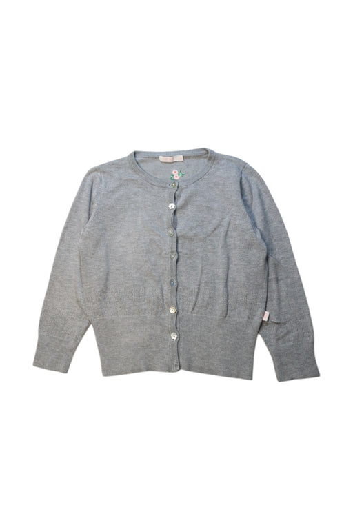 A Grey Cardigans from Aya Naya in size 5T for girl. (Front View)