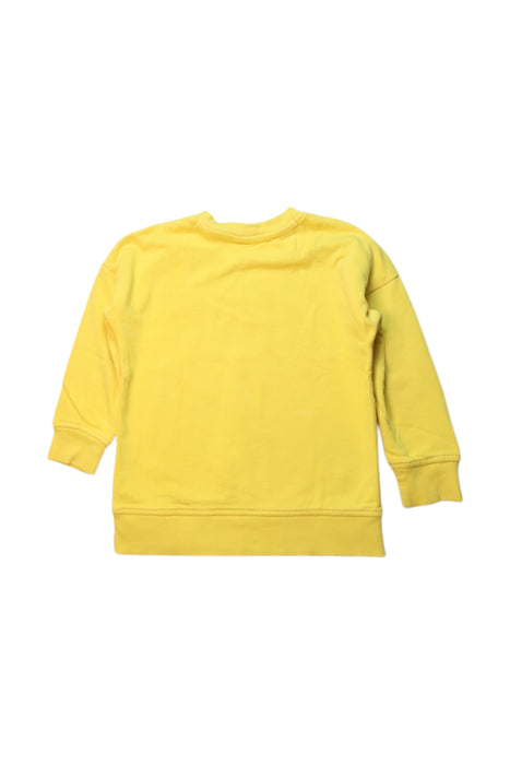 A Yellow Crewneck Sweatshirts from Hanna Andersson in size 4T for girl. (Back View)
