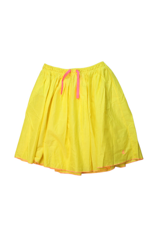 A Yellow Short Skirts from Petit Bateau in size 12Y for girl. (Front View)