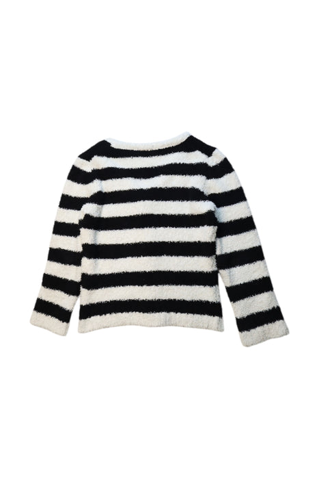 A Black Cardigans from Comme Ca Ism in size 7Y for girl. (Back View)