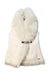 A Ivory Outerwear Vests from DKNY in size 8Y for girl. (Front View)