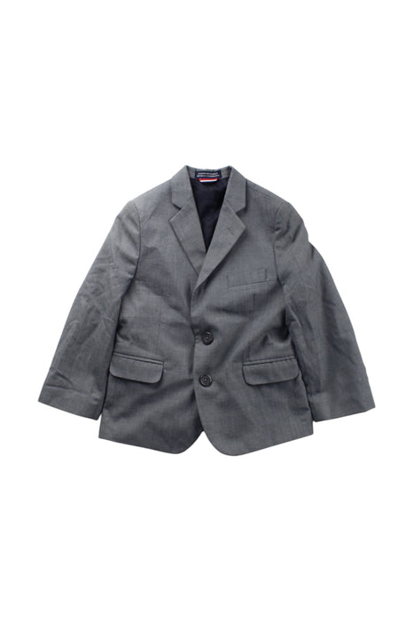 A Grey Blazers from Tommy Hilfiger in size 4T for boy. (Front View)