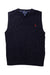 A Navy Sweater Vests from Polo Ralph Lauren in size 6T for boy. (Front View)