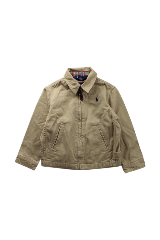 A Beige Lightweight Jackets from Polo Ralph Lauren in size 3T for boy. (Front View)