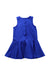 A Blue Sleeveless Dresses from Polo Ralph Lauren in size 3T for girl. (Back View)