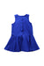 A Blue Sleeveless Dresses from Polo Ralph Lauren in size 3T for girl. (Back View)