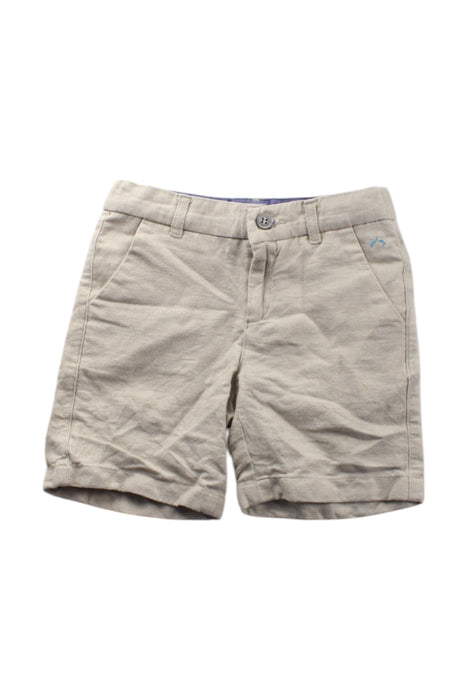 A Beige Shorts from Nanos in size 6T for neutral. (Front View)