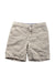 A Beige Shorts from Nanos in size 6T for neutral. (Front View)
