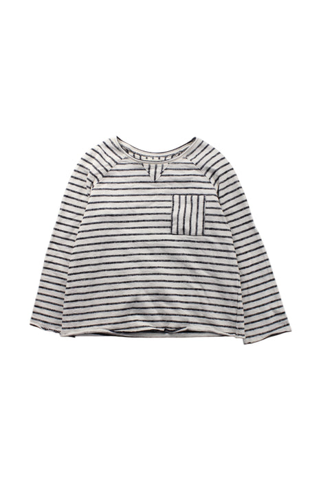 A Black Long Sleeve T Shirts from Nanos in size 6T for neutral. (Front View)