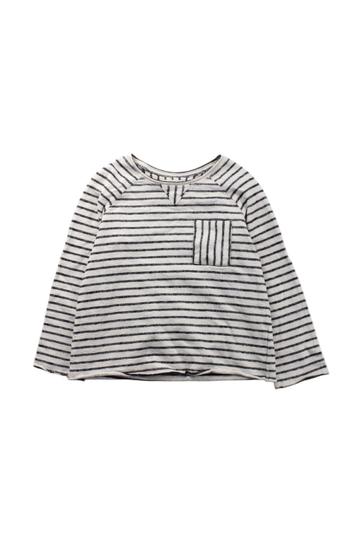 A Black Long Sleeve T Shirts from Nanos in size 6T for neutral. (Front View)
