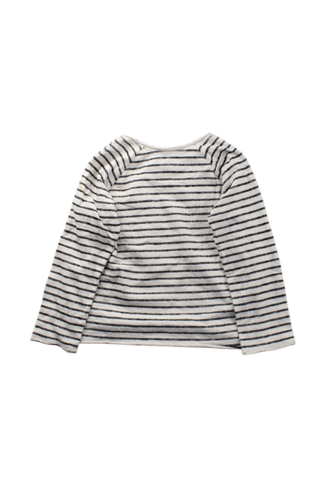 A Black Long Sleeve T Shirts from Nanos in size 6T for neutral. (Back View)