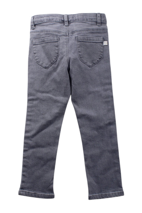 A Grey Jeans from La Compagnie des Petits in size 3T for girl. (Back View)