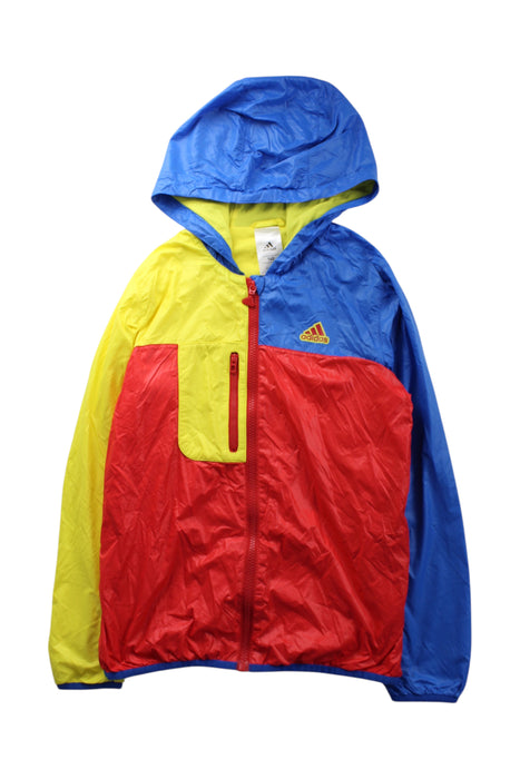 A Multicolour Lightweight Jackets from Adidas in size 10Y for neutral. (Front View)