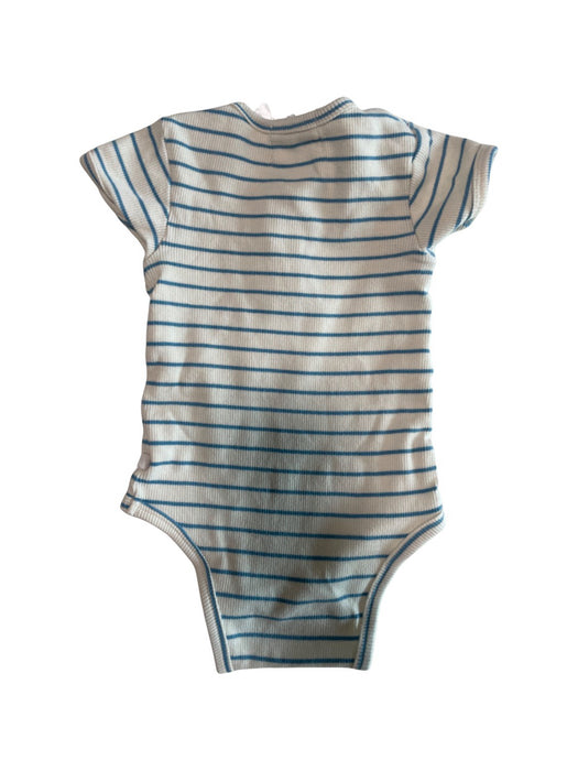 A Blue Short Sleeve Bodysuits from Wilson & Frenchy in size 3-6M for neutral. (Back View)