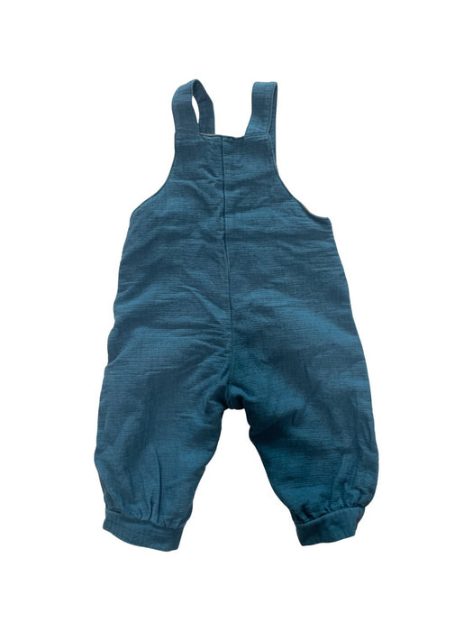 A Blue Long Overalls from Moulin Roty in size 3-6M for neutral. (Back View)