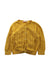 A Yellow Cardigans from Bonpoint in size 6T for girl. (Front View)