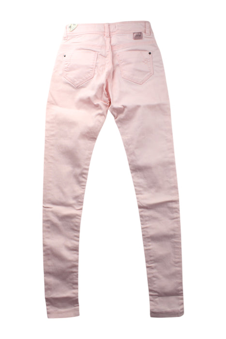 A Pink Jeans from IKKS in size 10Y for girl. (Back View)
