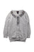 A Grey Cardigans from Crewcuts in size 6T for girl. (Front View)