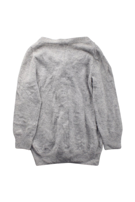 A Grey Cardigans from Crewcuts in size 6T for girl. (Back View)