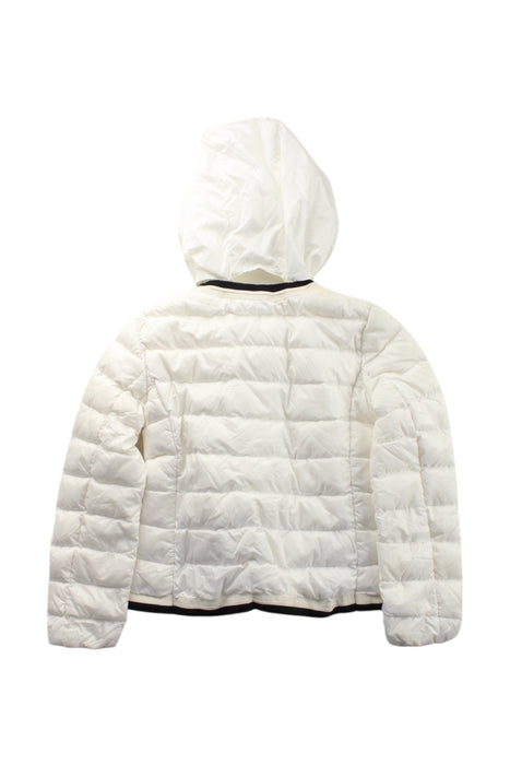 A White Puffer/Quilted Coats & Outerwear from Moncler in size 6T for neutral. (Back View)