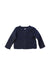 A Navy Long Sleeve Tops from Petit Bateau in size 12-18M for girl. (Back View)