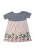 A Multicolour Short Sleeve Dresses from Tea in size 4T for girl. (Back View)