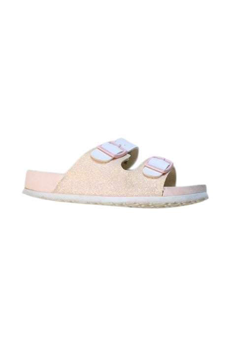 A Gold Sandals from Dr. Kong in size 6T for girl. (Front View)