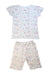 A Multicolour Pyjama Sets from Organic Mom in size 10Y for girl. (Back View)