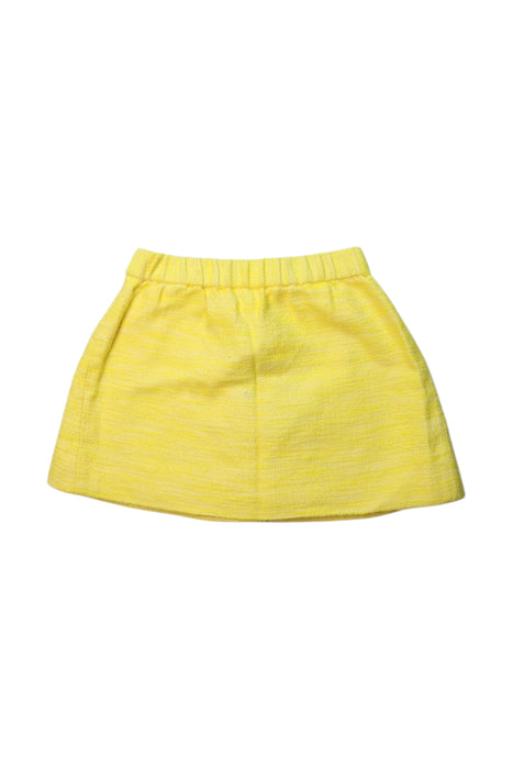 A Yellow Short Skirts from Bonpoint in size 4T for girl. (Back View)