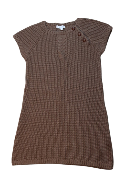 A Brown Sweater Dresses from Jacadi in size 3T for girl. (Front View)